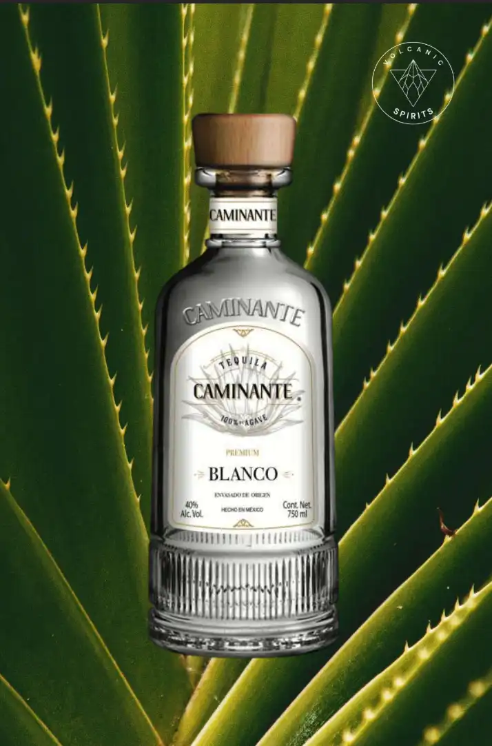 Bottle of Caminante Tequila